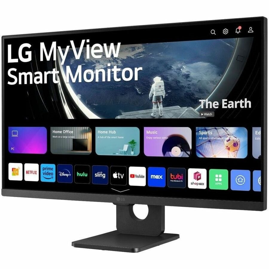 LG MyView 27SR50F-B 32" Class Full HD Smart LCD Monitor - 16:9 - White