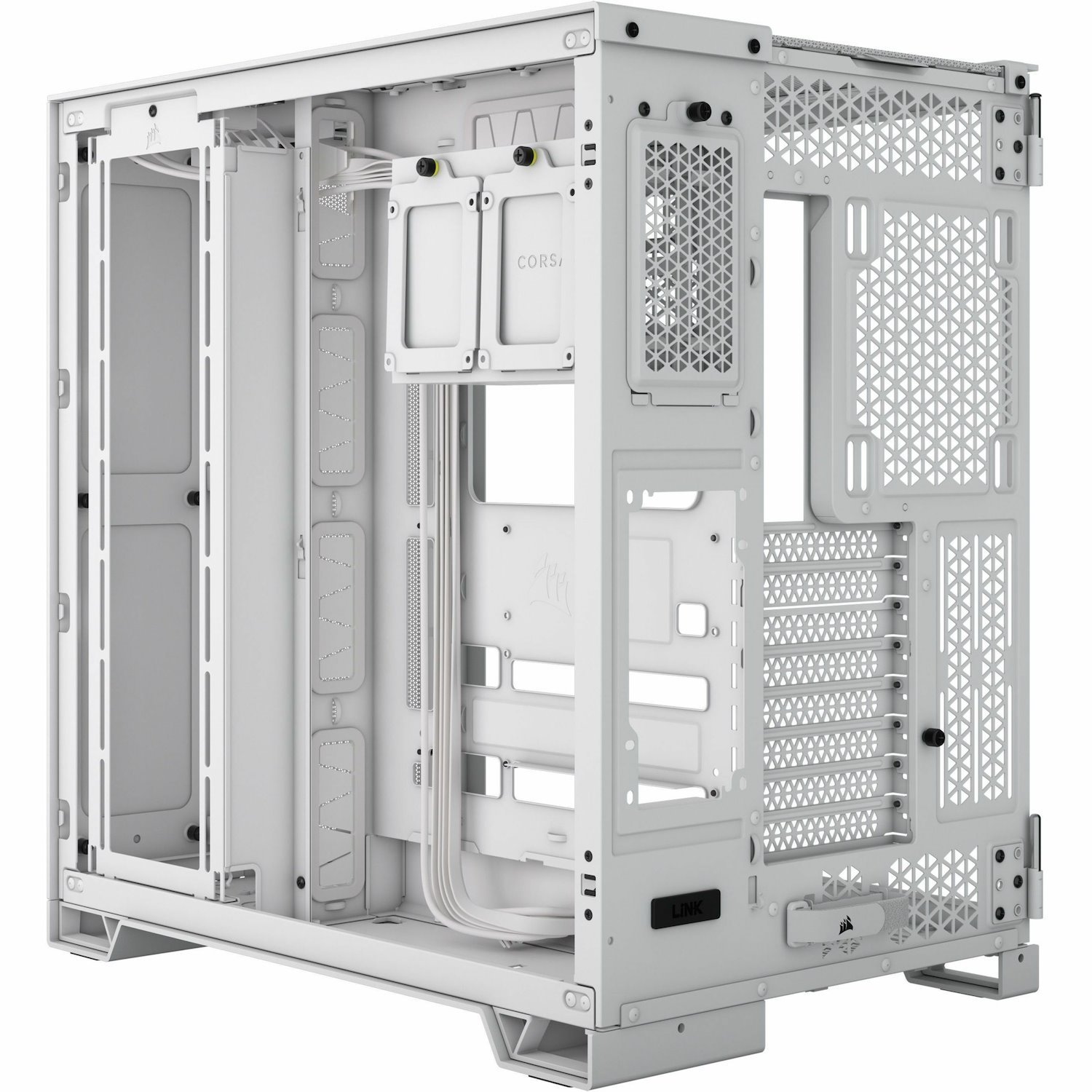 Corsair 6500D AIRFLOW Mid-Tower Dual Chamber PC Case - White