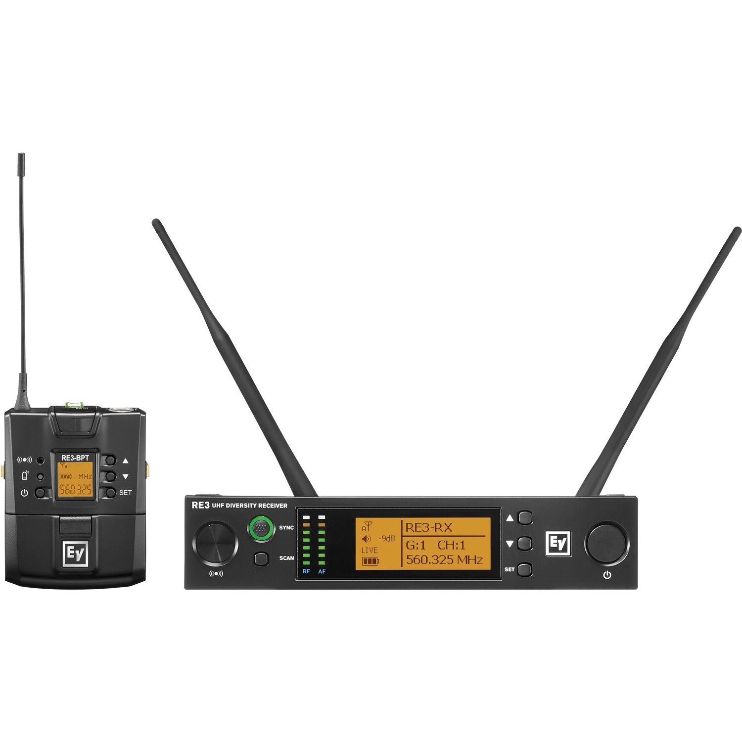 Electro-Voice RE3-BPNID-6M Wireless Microphone System