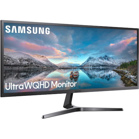 Samsung S34J552WQN 34" Class UW-QHD LCD Monitor - 21:9 - Dark Blue Gray