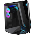 Aorus C700 Gaming Computer Case - ATX Motherboard Supported - Full-tower - Glass, Plastic, Steel, Aluminium - Black
