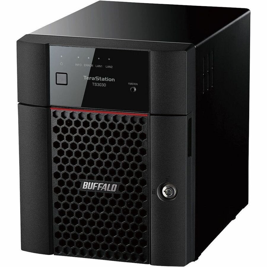 BUFFALO TeraStation 3430DN Partially-populated 2-Bay Desktop NAS 8TB (2x4TB) HDD Included 2.5GBE iSCSI TAA Compliant