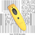 Socket Mobile SocketScan&reg; S740, Universal Barcode Scanner, Yellow & Charging Stand