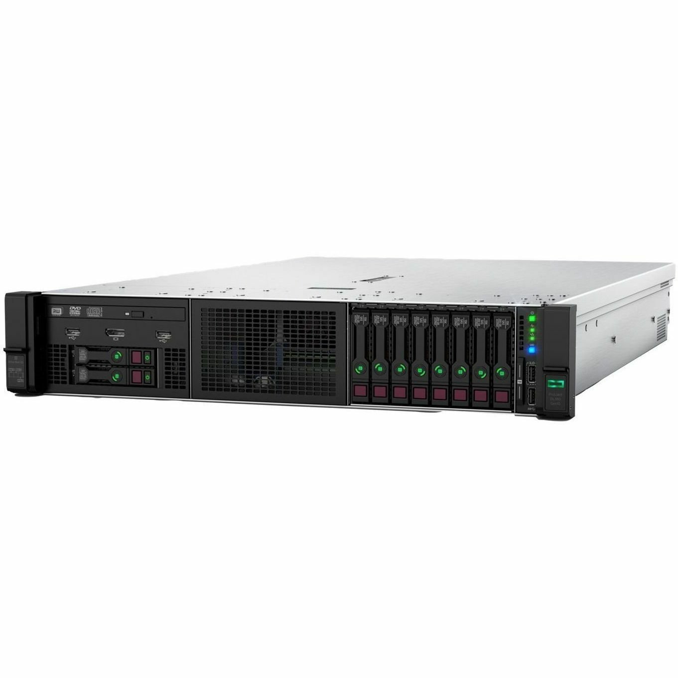 HPE ProLiant DL380 G10 2U Rack Server - 1 x Intel Xeon Silver 4210R 2.4 GHz - 64 GB RAM - 960 GB SSD - (2 x 480GB) SSD Configuration - Serial ATA, 12Gb/s SAS Controller - Smart Choice