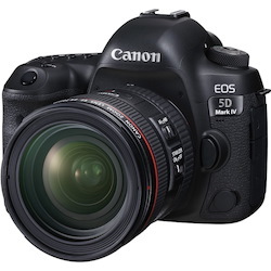 Canon EOS 5D Mark IV 30.4 Megapixel Digital SLR Camera with Lens - 0.94" - 2.76" - Black