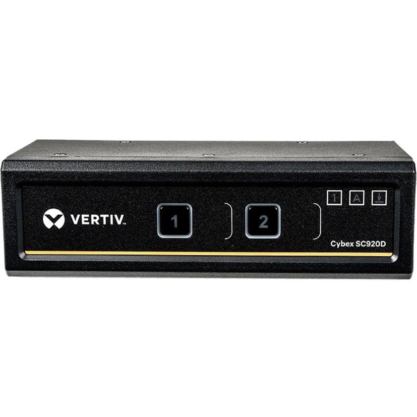 Vertiv Cybex SC900 Secure Desktop KVM| 2 Port Dual-Head| DisplayPort| TAA