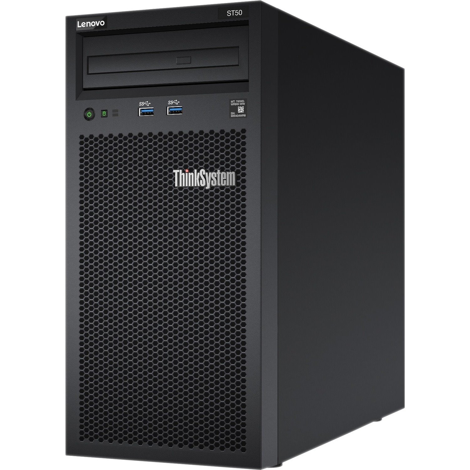 Lenovo ThinkSystem ST50 7Y49A01KAU 4U Tower Server - 1 x Intel Xeon E-2146G 3.50 GHz - 8 GB RAM - Serial ATA/600 Controller
