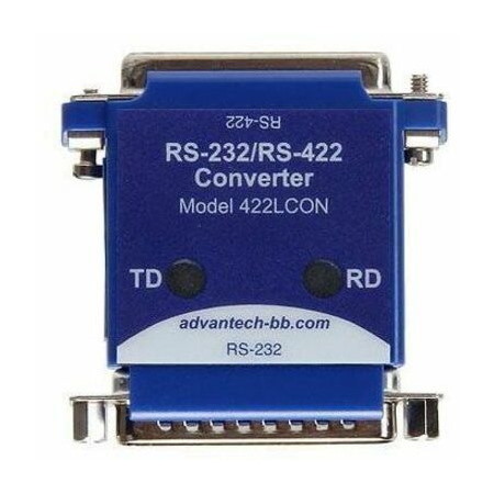 Advantech BB-422LCON Serial Converter, RS-232 DB-25 M to RS-422 DB25 F
