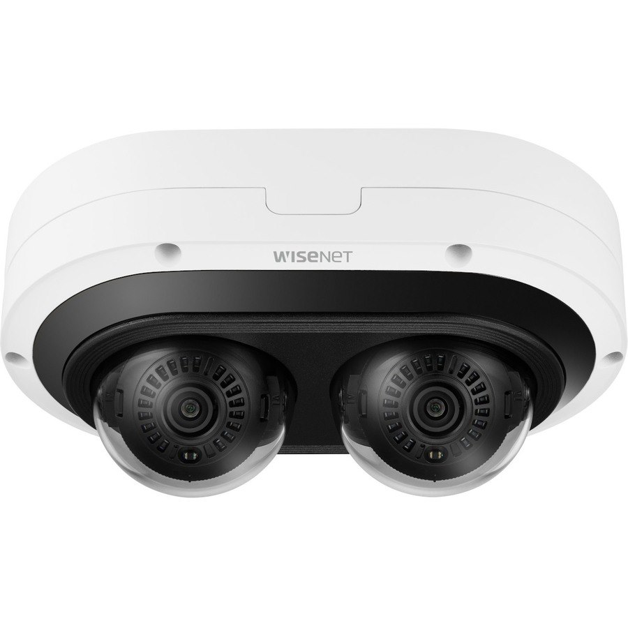 Wisenet PNM-C7083RVD 2 Megapixel Outdoor Full HD Network Camera - Color - Dome - White - TAA Compliant