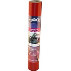 Brother 6 FT Roll - Red Adhesive Craft Vinyl