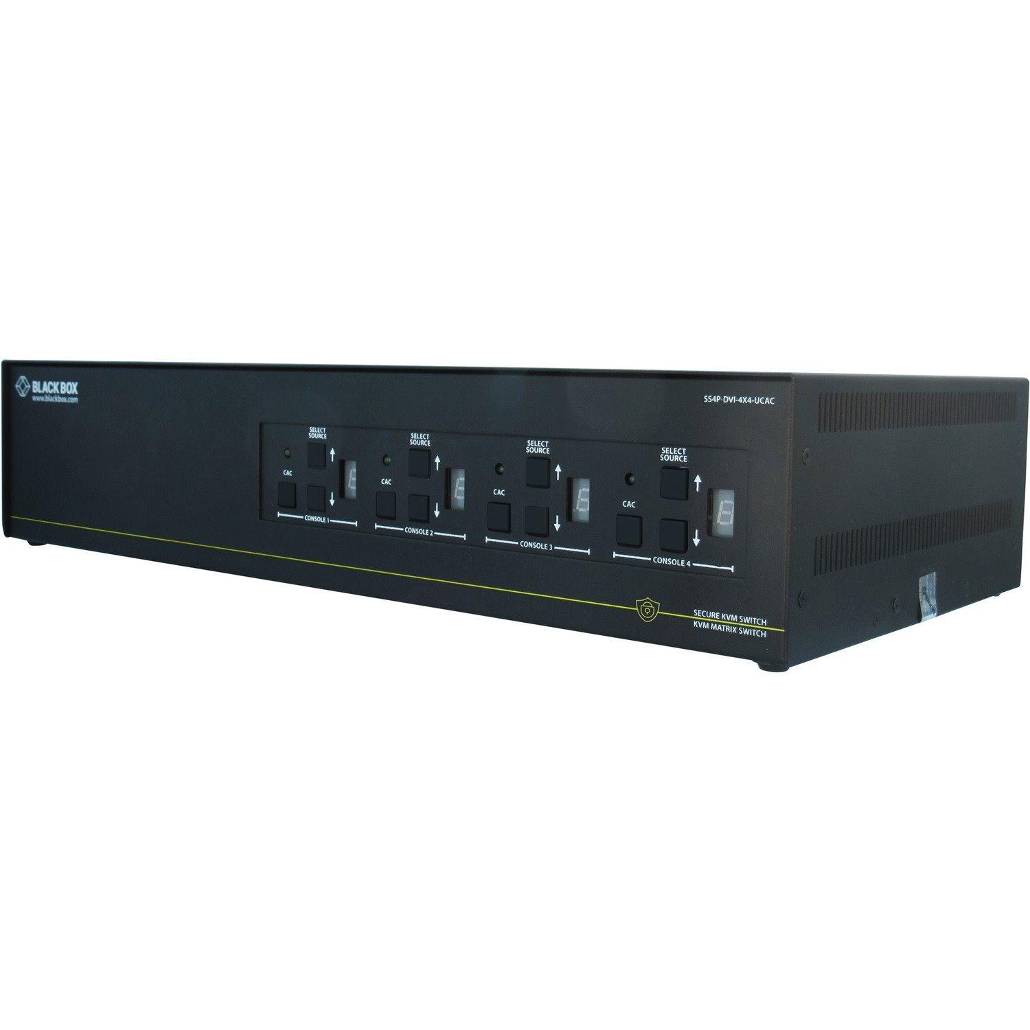 Black Box NIAP 3.0 Secure 8-Port Matrix-2 User DVI-I KVM Switch, CAC