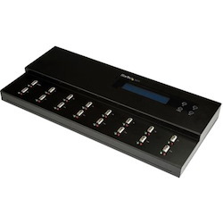 StarTech.com Standalone 1 to 15 USB Thumb Drive Duplicator/Eraser, Multiple Flash Drive Copier, 1.5 GB/min Sector-by-Sector, 3 Erase Modes