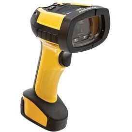 Datalogic PowerScan PM9600-HP Industrial, Warehouse, Logistics, Inventory Handheld Barcode Scanner Kit - Wireless Connectivity - Black, Yellow