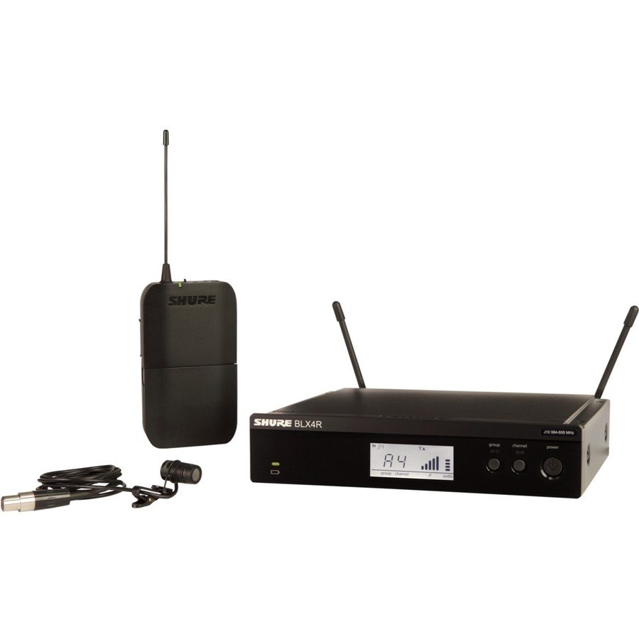 Shure BLX14R/W85 Wireless Rack-mount Presenter System with WL185 Lavalier Microphone