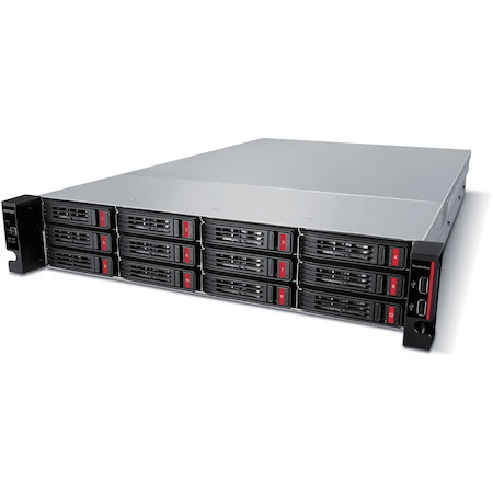 BUFFALO TeraStation 51220 12-Bay 192TB (12x16TB) Business Rackmount NAS Storage Hard Drives Included