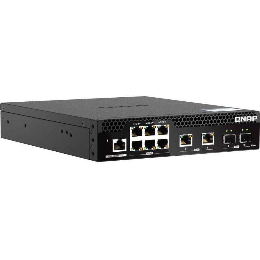 QNAP 10GbE and 2.5GbE Layer 2 Web Managed Switch for SMB Network Deployment