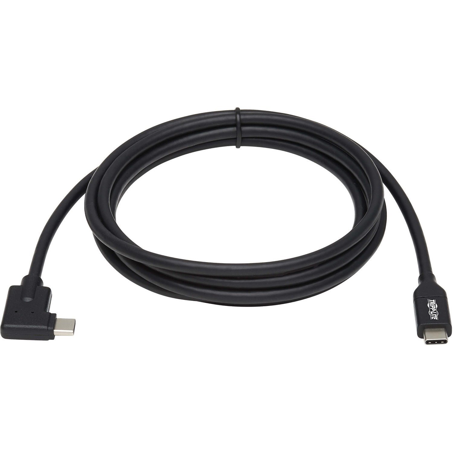 Eaton Tripp Lite Series USB-C Cable (M/M) - USB 3.2 Gen 1 (5 Gbps), Thunderbolt 3 Compatible, Right-Angle Plug, 2 m (6.6 ft.)