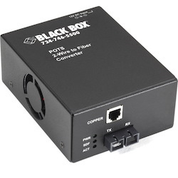 Black Box POTS 2-Wire to Fiber Converter, FXO to Single-Mode SC