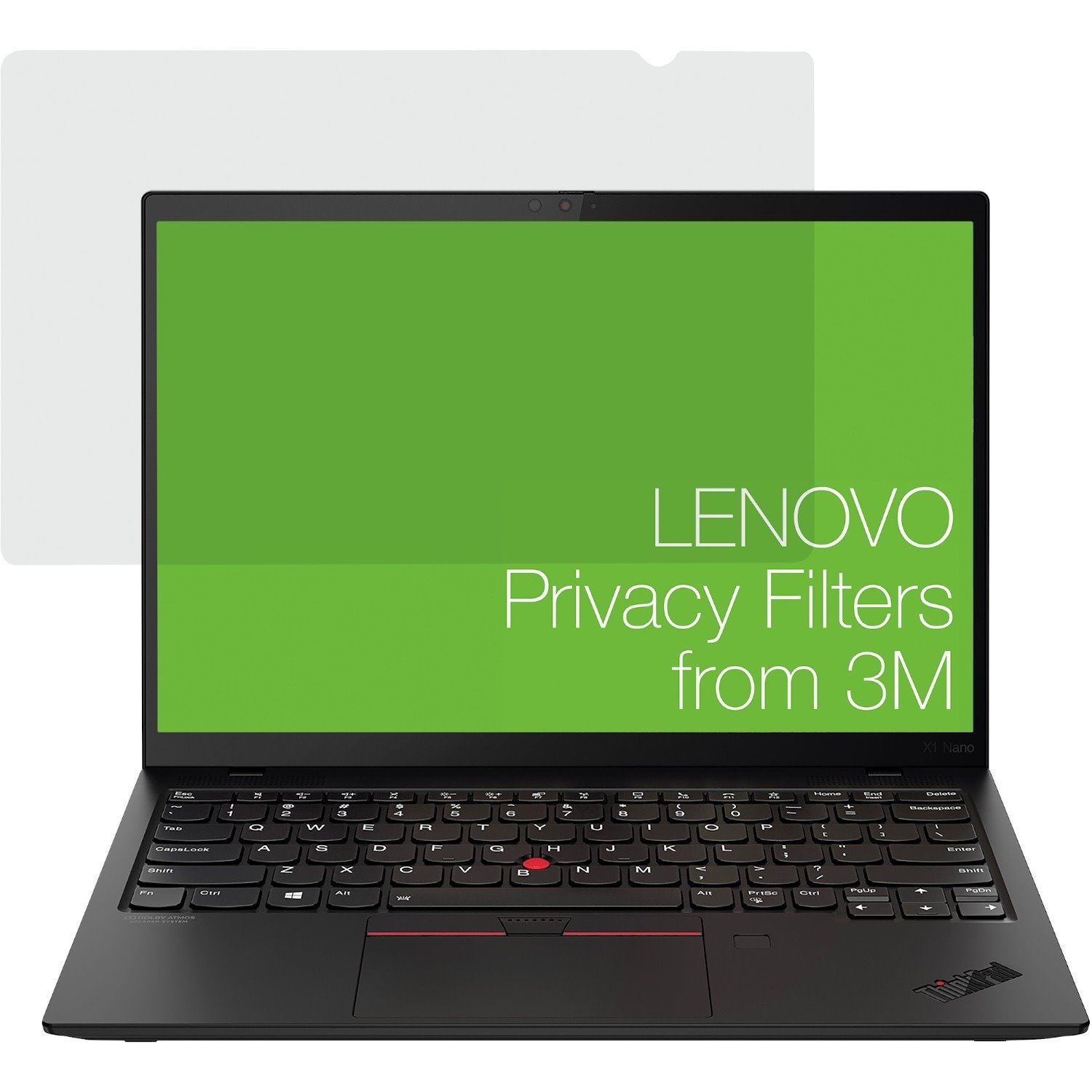 Lenovo Anti-glare Privacy Screen Filter - Glossy, Matte - 1 Pack