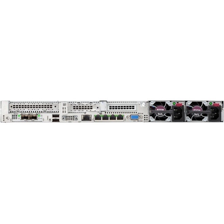 HPE ProLiant DL360 G10 1U Rack Server - 2 x Intel Xeon Gold 5118 2.30 GHz - 32 GB RAM - 12Gb/s SAS Controller - Refurbished