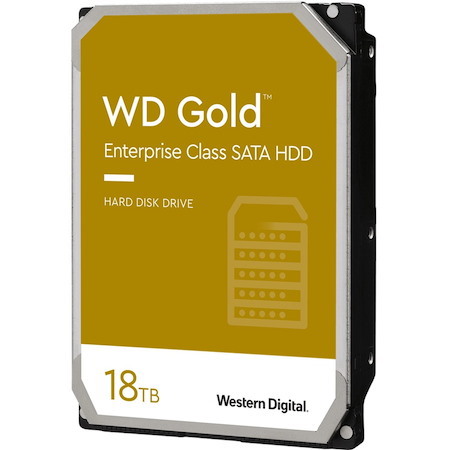 Western Digital Gold WD181KRYZ 18 TB Hard Drive - 3.5" Internal - SATA (SATA/600)