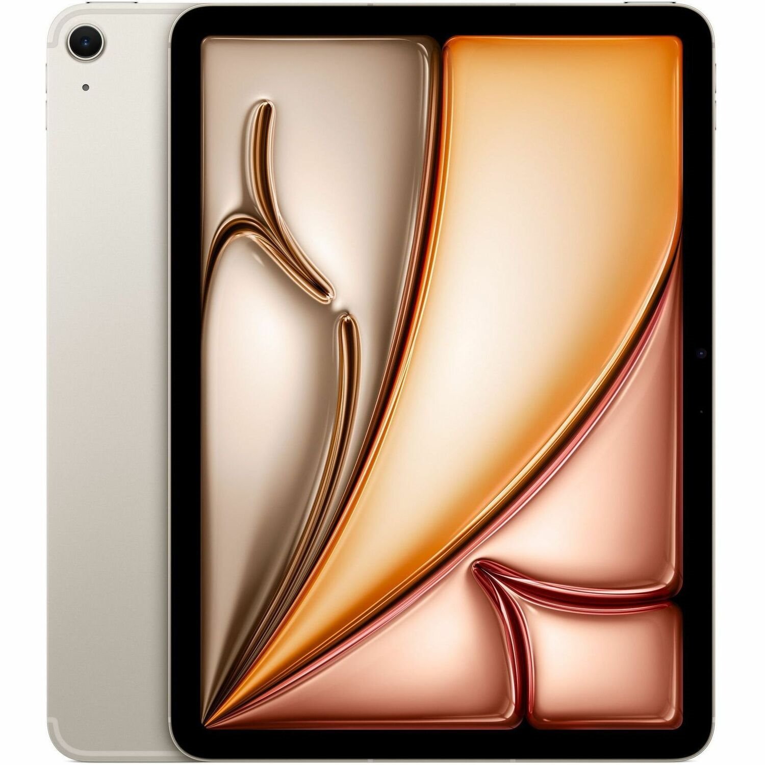 Apple iPad Air (6th Generation) A2899 Tablet - 27.9 cm (11") - Apple M2 - 8 GB - 256 GB Storage - 5G - Starlight