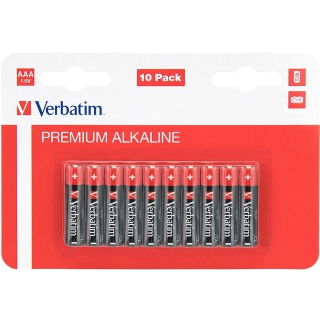 Verbatim Battery - Alkaline - 10Pack