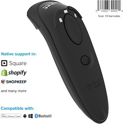 Socket Mobile DuraScan D730 Handheld Barcode Scanner - Wireless Connectivity - Black