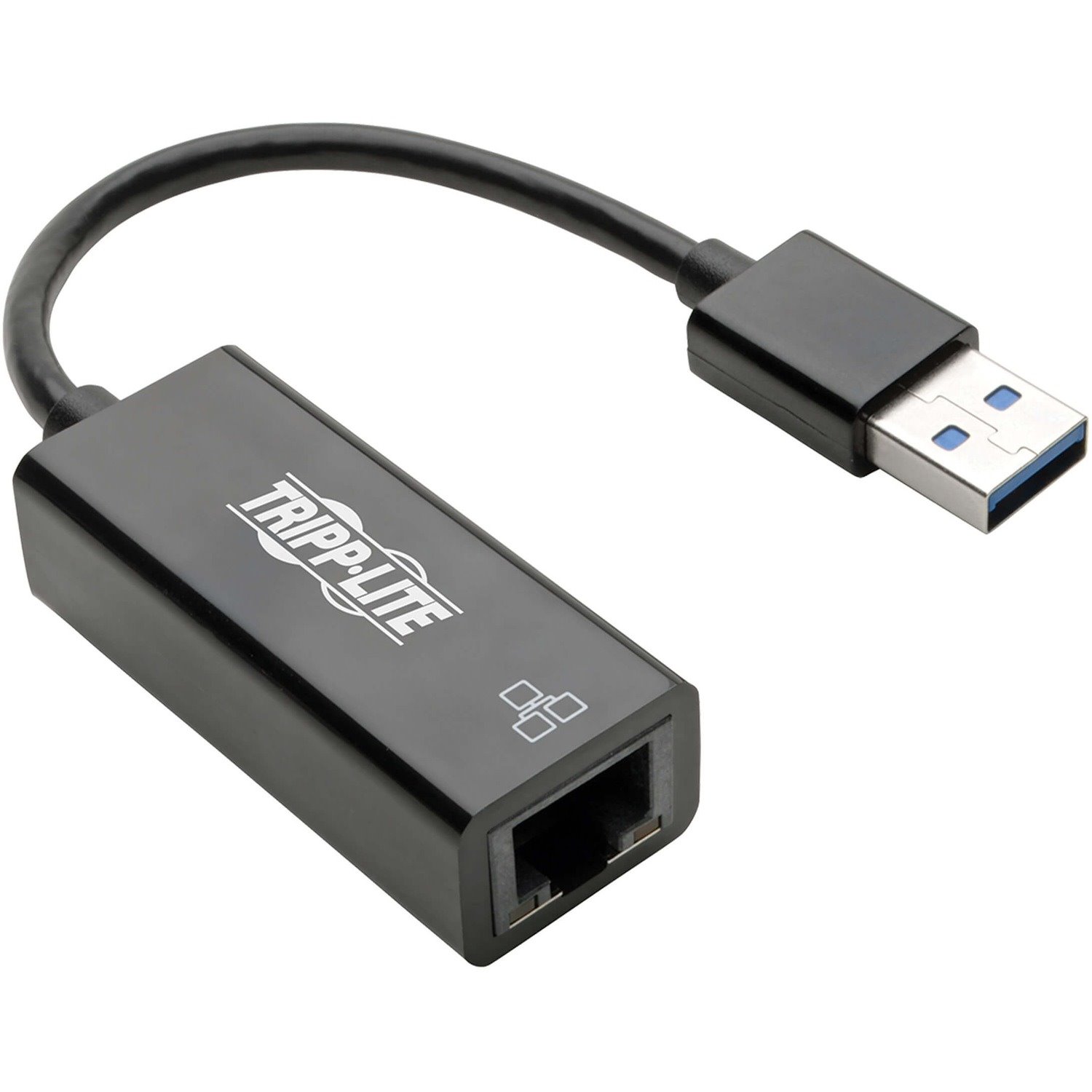 Eaton Tripp Lite Series USB 3.0 to Gigabit Ethernet NIC Network Adapter - 10/100/1000 Mbps, Black