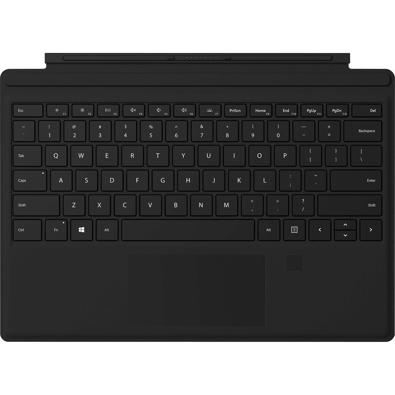 Microsoft Surface Pro Type Cover Keyboard with Fingerprint ID - Black