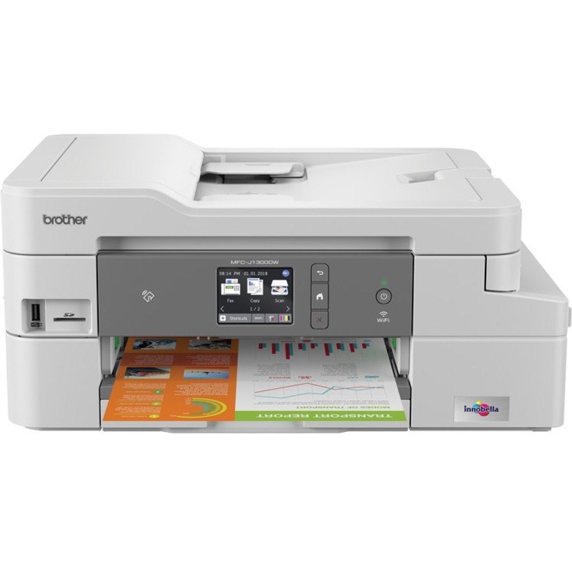 Brother MFC-J1300DW Wireless Inkjet Multifunction Printer - Colour