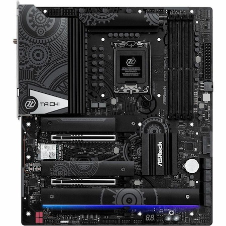 ASRock Z790 TAICHI LITE Gaming Desktop Motherboard - Intel Z790 Chipset - Socket LGA-1700 - Extended ATX