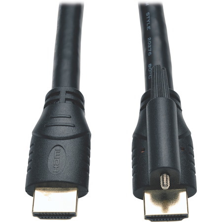 Eaton Tripp Lite Series High Speed HDMI Cable with Ethernet and Locking Connector, UHD 4K, 24AWG (M/M), 10 ft. (3.05 m)