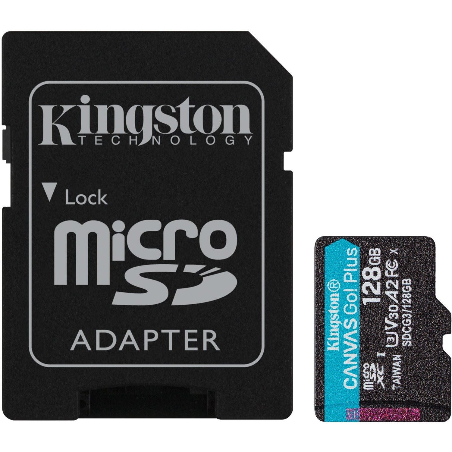 Карта памяти microsdxc kingston canvas go plus 128 гб sdcg3 128gb