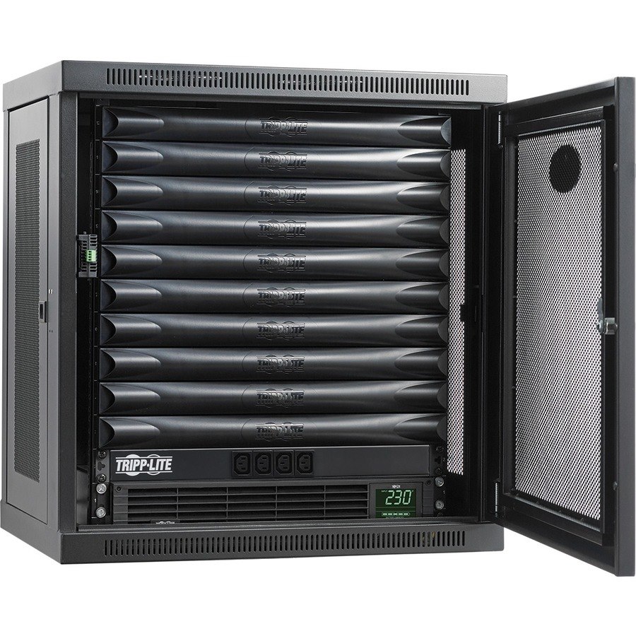 Tripp Lite by Eaton EdgeReady&trade; Micro Data Center - 9U, Wall-Mount, 1.5 kVA UPS, Network Management and PDU, 230V Kit