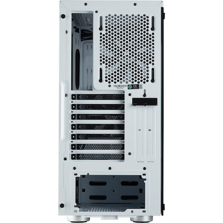 Corsair 275R Airflow Gaming Computer Case - ATX Motherboard Supported - Mid-tower - Steel, Tempered Glass - White