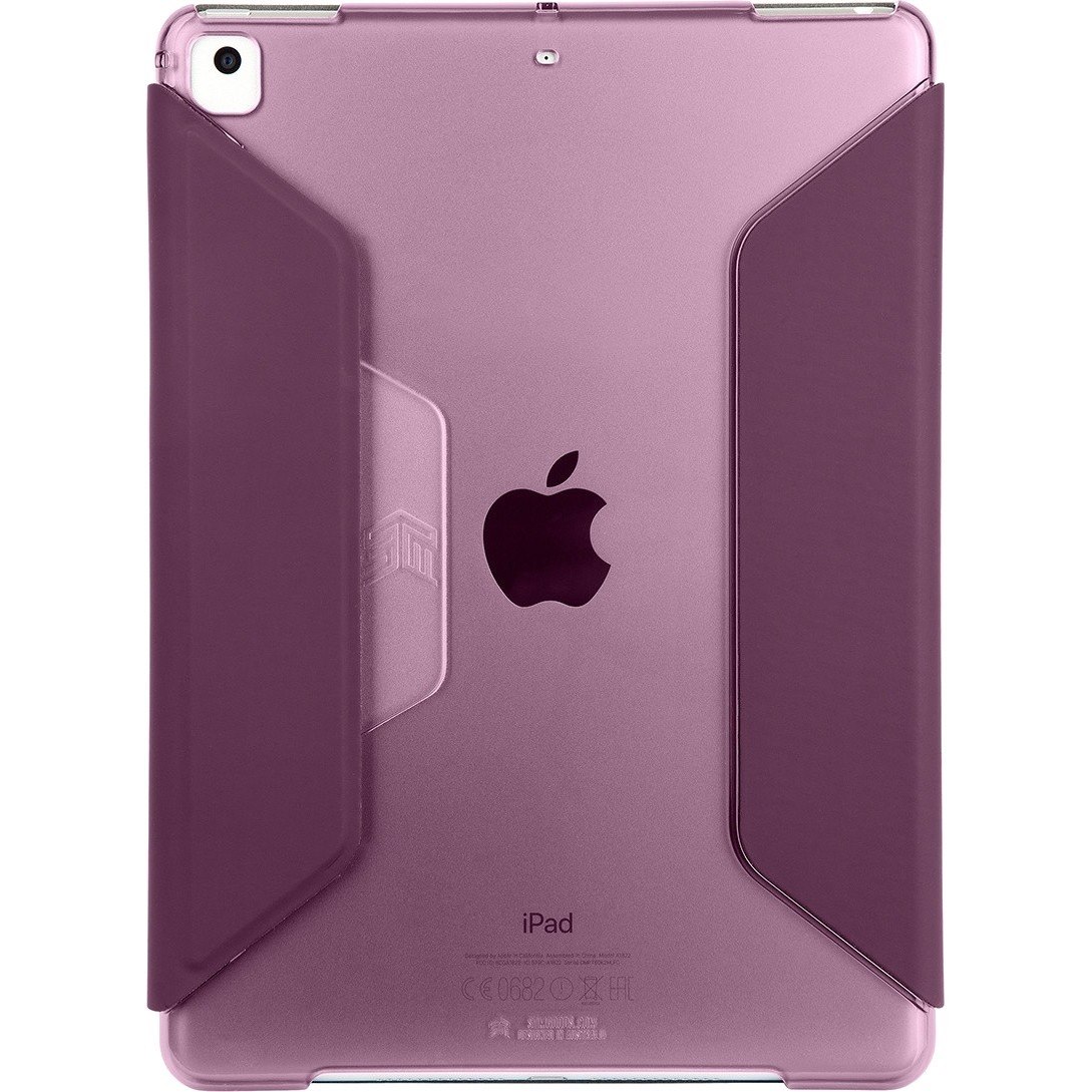 STM Goods Studio Carrying Case (Folio) for 24.6 cm (9.7") Apple iPad Air 2, iPad Air, iPad Pro Tablet - Dark Purple, Transparent