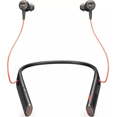 Plantronics Voyager B6200 UC Wireless Earbud, Behind-the-neck Stereo Earset - Black