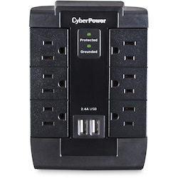 CyberPower CSP600WSU Professional 6 - Outlet Surge with 1200 J