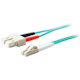 AddOn 7m LC (Male) to SC (Male) Aqua OM4 Duplex Fiber OFNR (Riser-Rated) Patch Cable