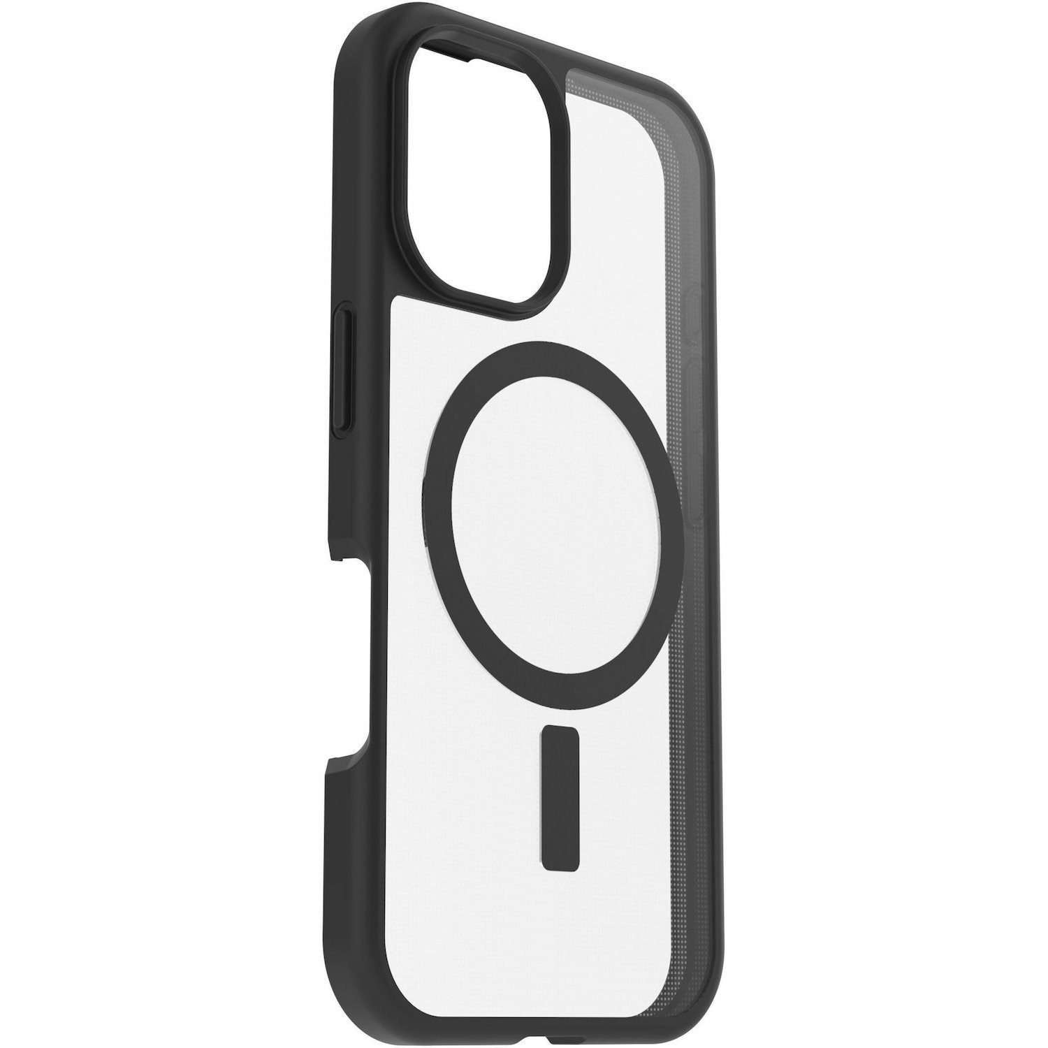 OtterBox React Case for Apple iPhone 16 Smartphone - Black Crystal (Clear/Black) - 1 Pack - Retail