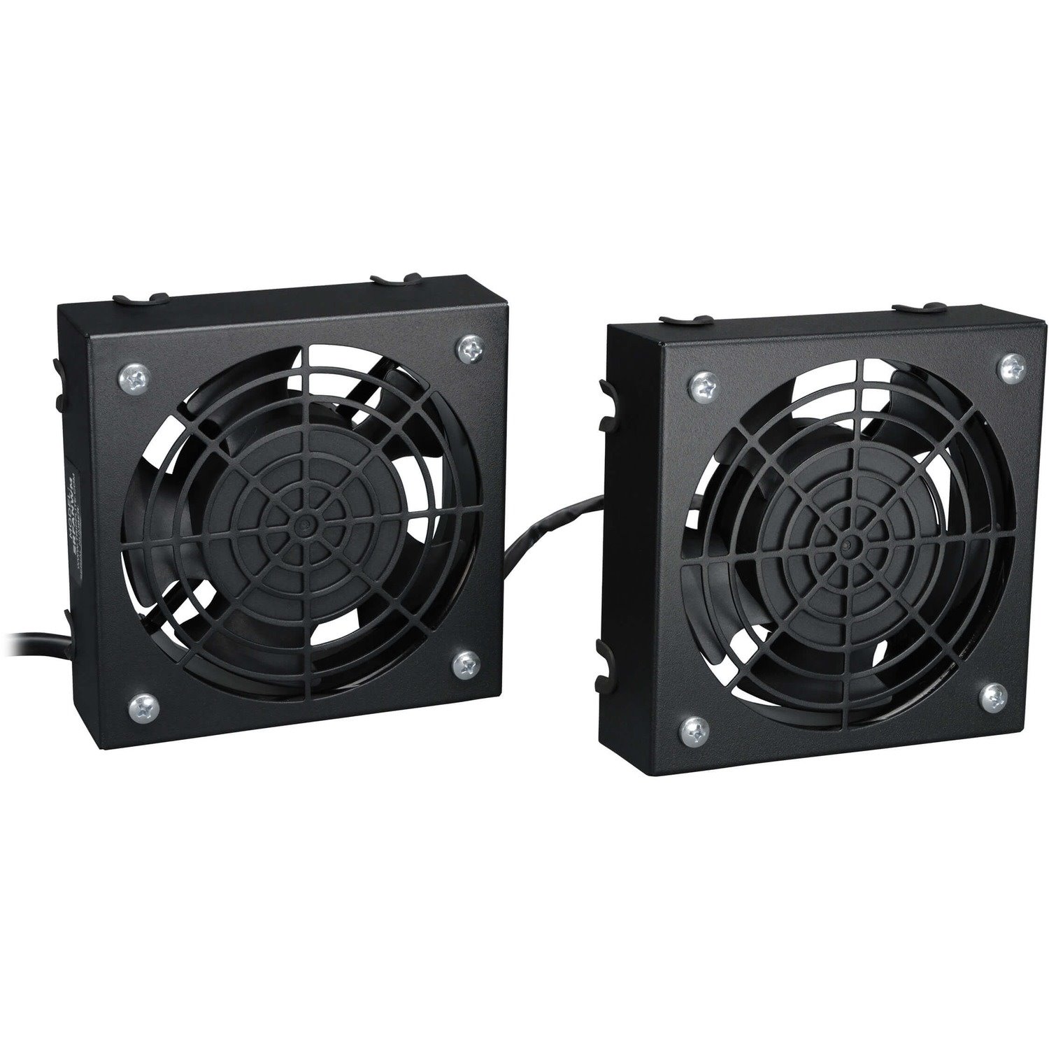 Eaton Tripp Lite Series SmartRack Wall-Mount Roof Fan Kit - Dual 230V High-Performance Fans, 210 CFM, 3 ft. (0.91 m) Cord, C14 Input