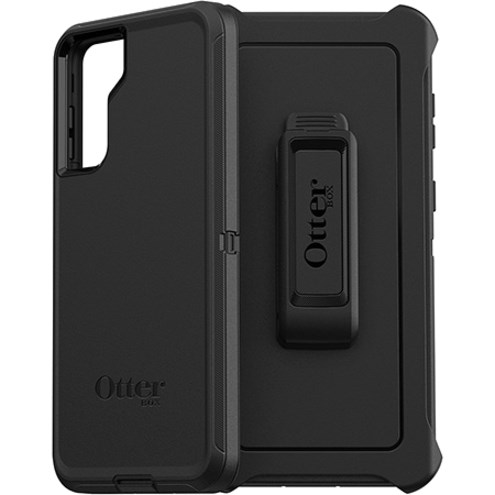 OtterBox Defender Rugged Carrying Case (Holster) Samsung Galaxy S21+ 5G Smartphone - Black