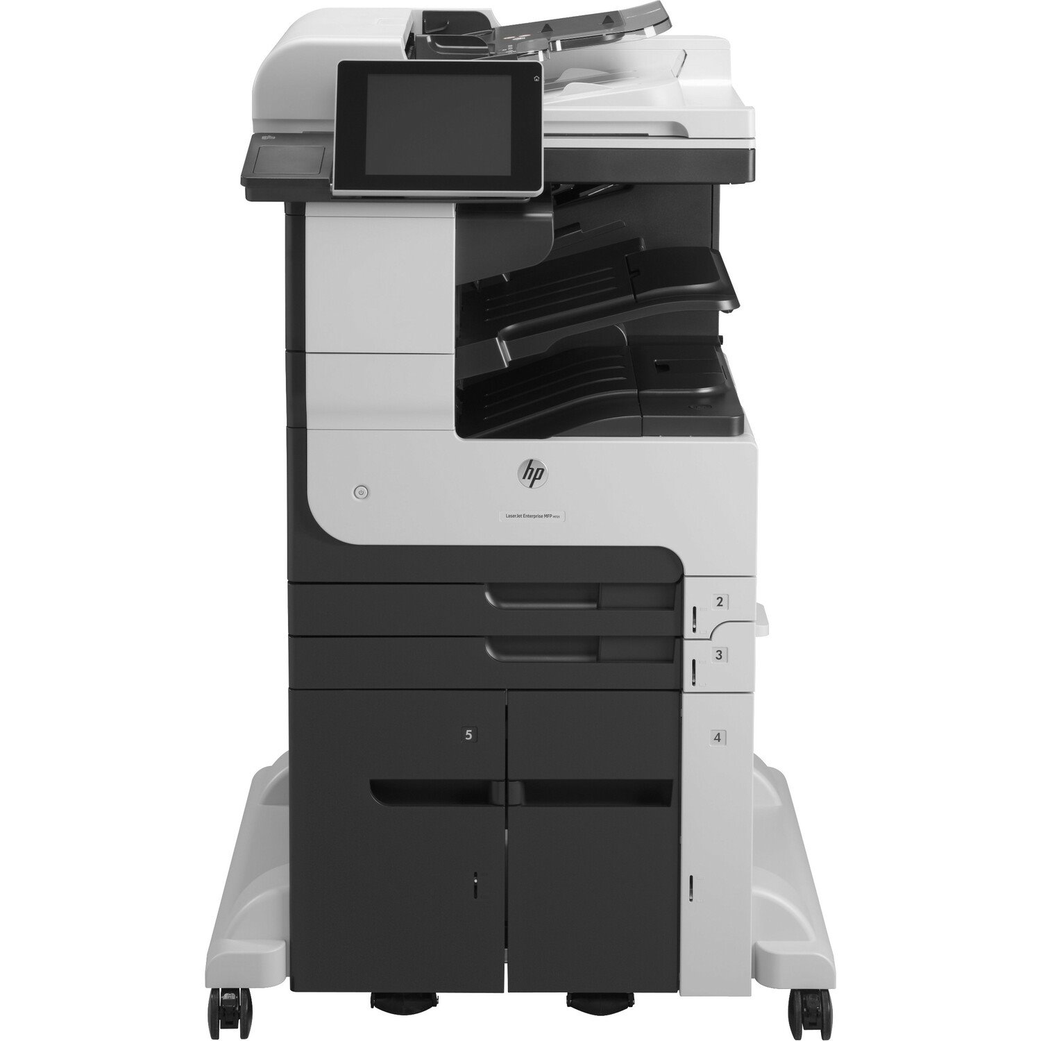 HP LaserJet 700 M725Z+ Laser Multifunction Printer-Monochrome-Copier/Fax/Scanner-41 ppm Mono Print-1200x1200 Print-Automatic Duplex Print-200000 Pages Monthly-4100 sheets Input-Color Scanner-600 Optical Scan-Monochrome Fax-Gigabit Ethernet Ethernet