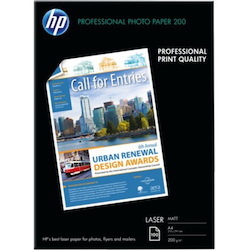 HP Professional Laser Photo Paper - Bright White