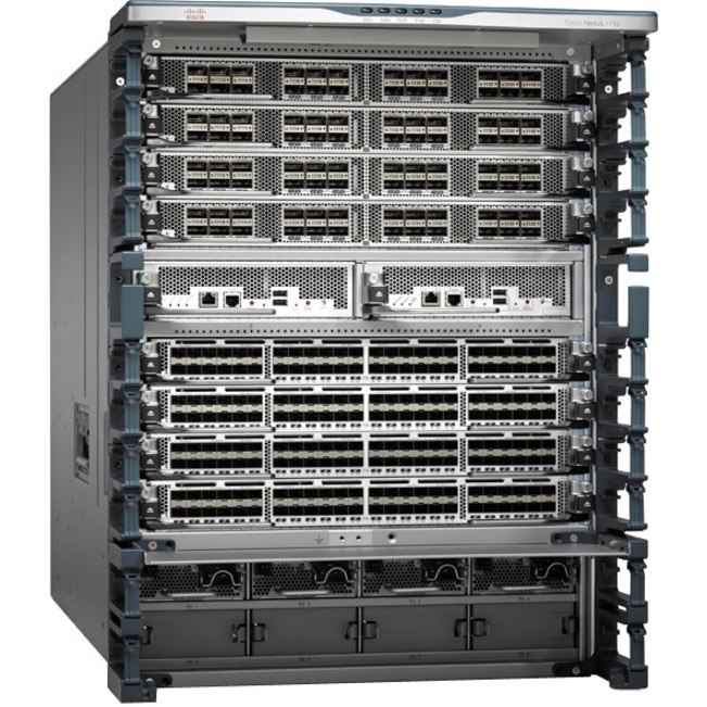 Cisco Nexus 7700 Switches 10-Slot chassis including Fan Trays, No Power Supply