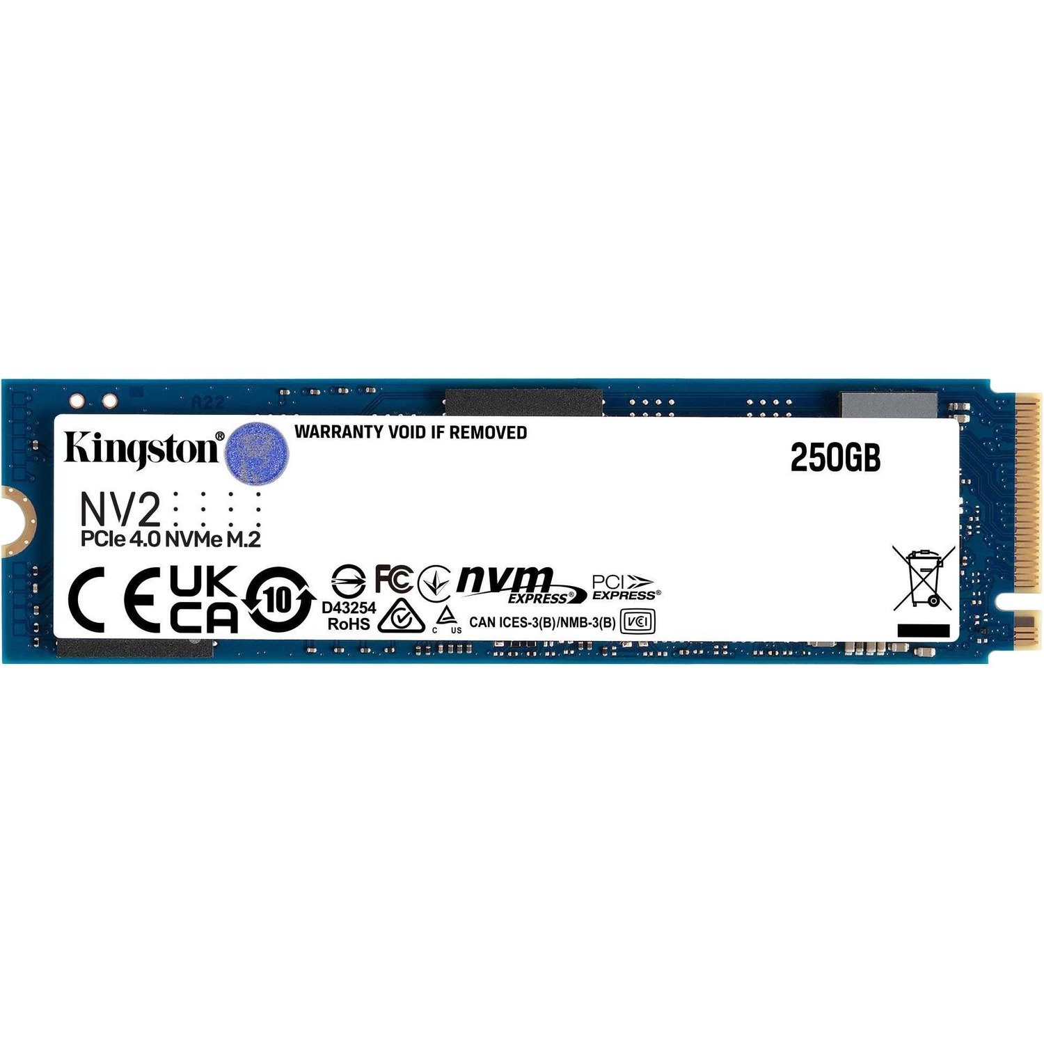 Disque SSD NV1 M.2 PCIe4 Nvme 250GB 2280 