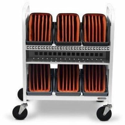 Bretford CUBE Transport Cart with Caddies - TVCT30CAD