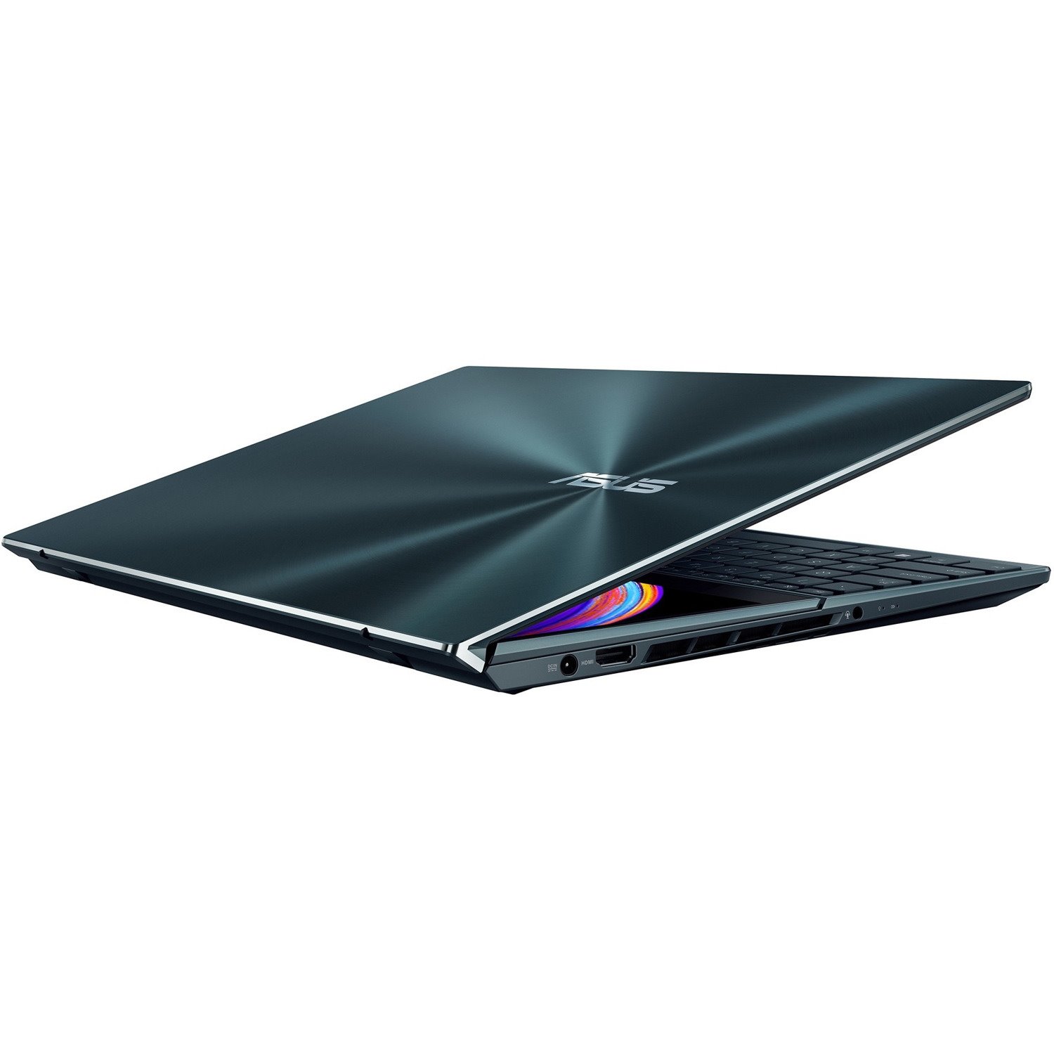 Asus ZenBook Pro Duo 15 UX582 UX582LR-H2014R 39.6 cm (15.6") Touchscreen Rugged Notebook - 4K UHD - 3840 x 2160 - Intel Core i9 10th Gen i9-10980HK Octa-core (8 Core) 2.40 GHz - 32 GB Total RAM - 1 TB SSD - Celestial Blue