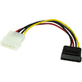 StarTech.com 6in 4 Pin LP4 to SATA Power Cable Adapter